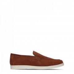 Fabric Suede Loafer Sn99 Brown