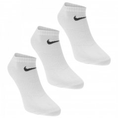 Nike 3 Pack No Show Socks Mens White