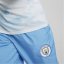 Puma Manchester City Pre-Match Short Sleeve Shirt 2023 2024 Adults Blue/Silver