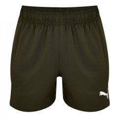 Puma Essentials Logo Woven Shorts 5 Mens Forest Night