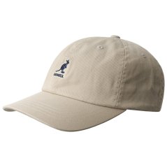 KANGOL Adults Washed Baseball Cap Beige