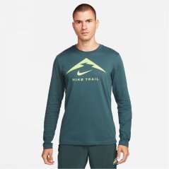 Nike Dri-FIT Men's Long-Sleeve Trail Running T-Shirt Deep Jungle