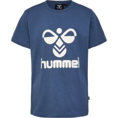 Hummel TRES Short Sleeve T-Shirt Juniors Navy