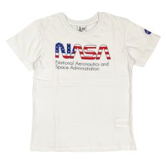 Detské tričko NASA Worm Logo White