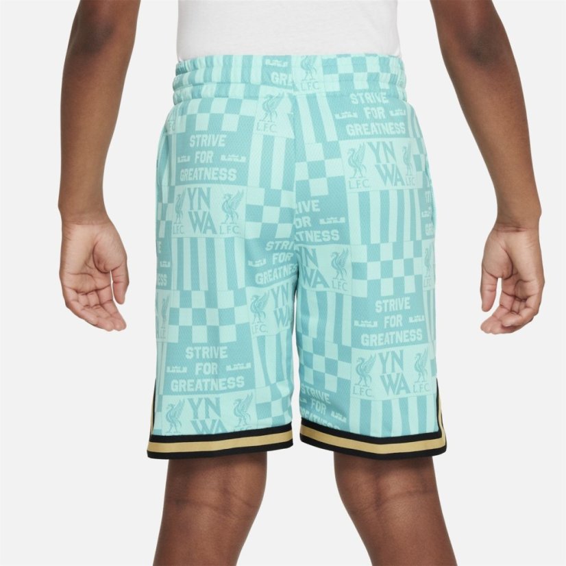 Nike Liverpool Lebron Shorts 2024 2025 Juniors Tropical Twist