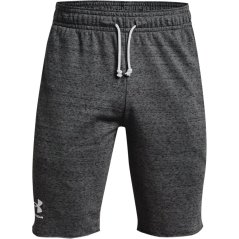 Under Armour Rival Terry Mens Shorts Gray/Onyx White