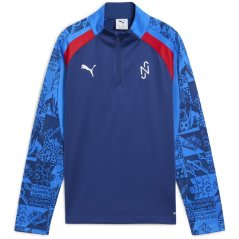Puma Neymar Playmaker Drill Top Juniors Blue/Red