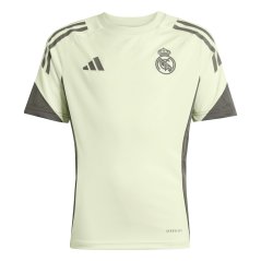 adidas Real Madrid Tiro 25 Competition Training Shirt 2025 2026 Juniors Green