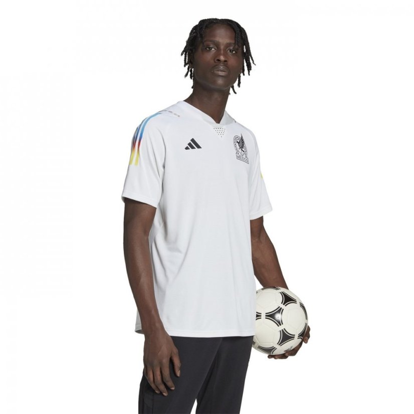 adidas Mexico Pre Match Shirt 2022 Adults White