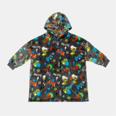 Star Snuggle Hoodie Game Pattern Junior Boys Game