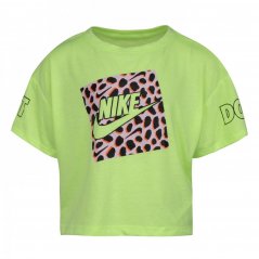 Nike Graphic Leopard Boxy T-Shirt Infants Ghost Green
