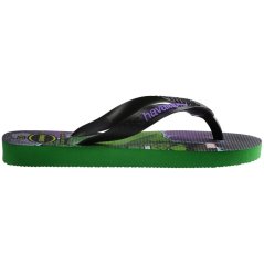 Havaianas Kids' Top Marvel II Blue Water Flip Flops Green
