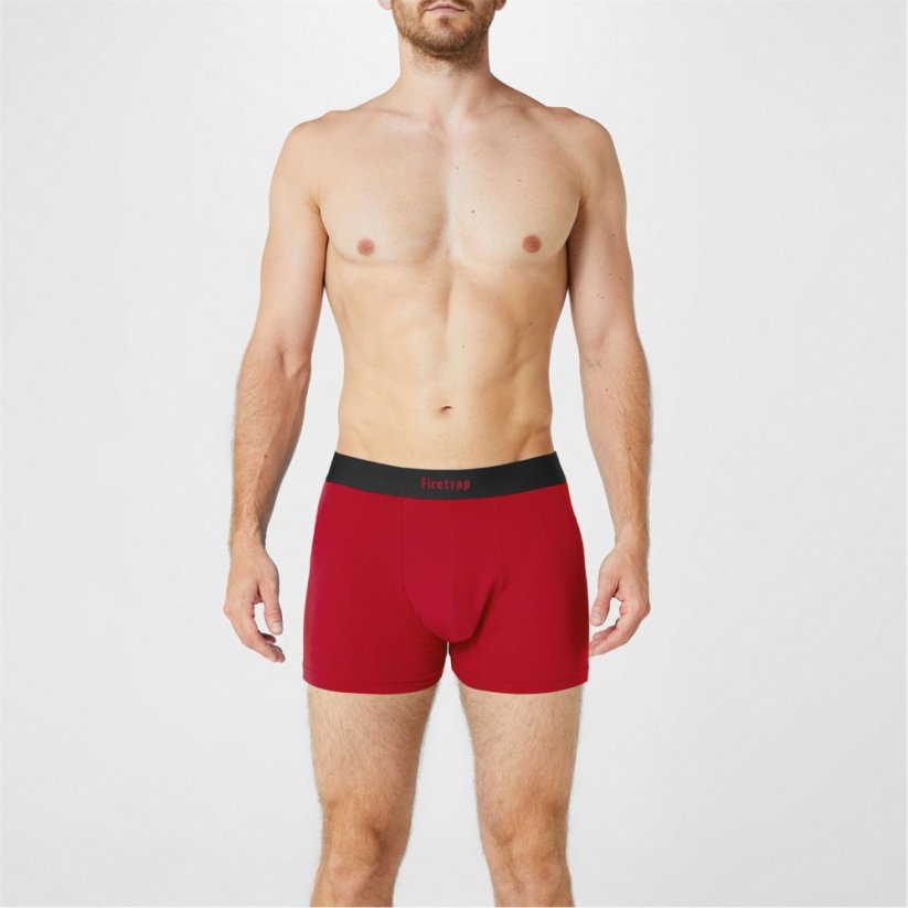 Firetrap 2 Pack Boxer Shorts Red/Green
