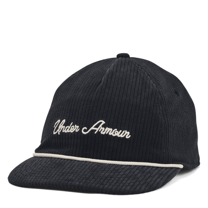 Under Armour Adults Wide Sportstyle Adjustable Baseball Cap Black