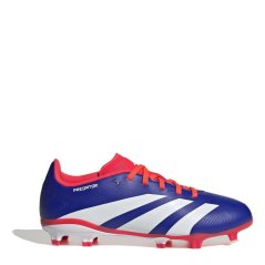 adidas Predator League Children's Firm Ground Football Boots Blue/Wht/Red