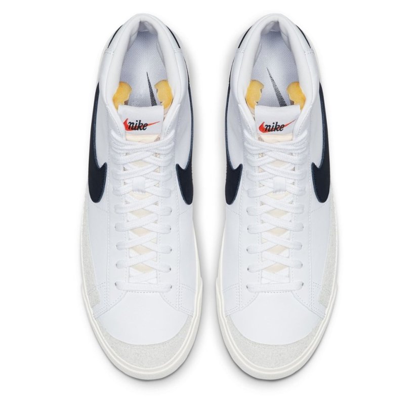 Nike Blazer Mid 77 Vintage Shoes Juniors White/Black