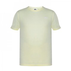 Slazenger Plain T Shirt Mens Pastel Yellow
