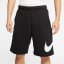 Nike Sportswear Club Men's Graphic Shorts Black/White