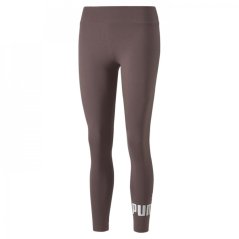 Puma Logo Leggings (S) Plum