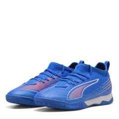 Puma Unisex Kids' Ultra 6 Match It + Mid Indoor Football Boots ltrBl-Wht-GlwRd
