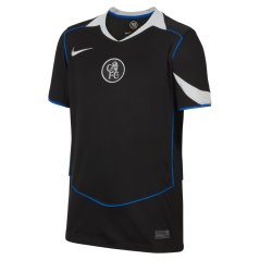Nike Chelsea Third Shirt 2025 2026 Juniors Black/Silver