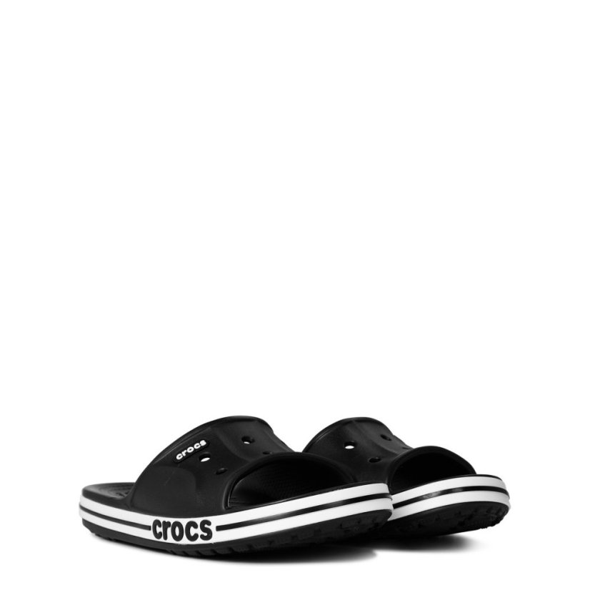Crocs Bayaband Slide Mens Black/White
