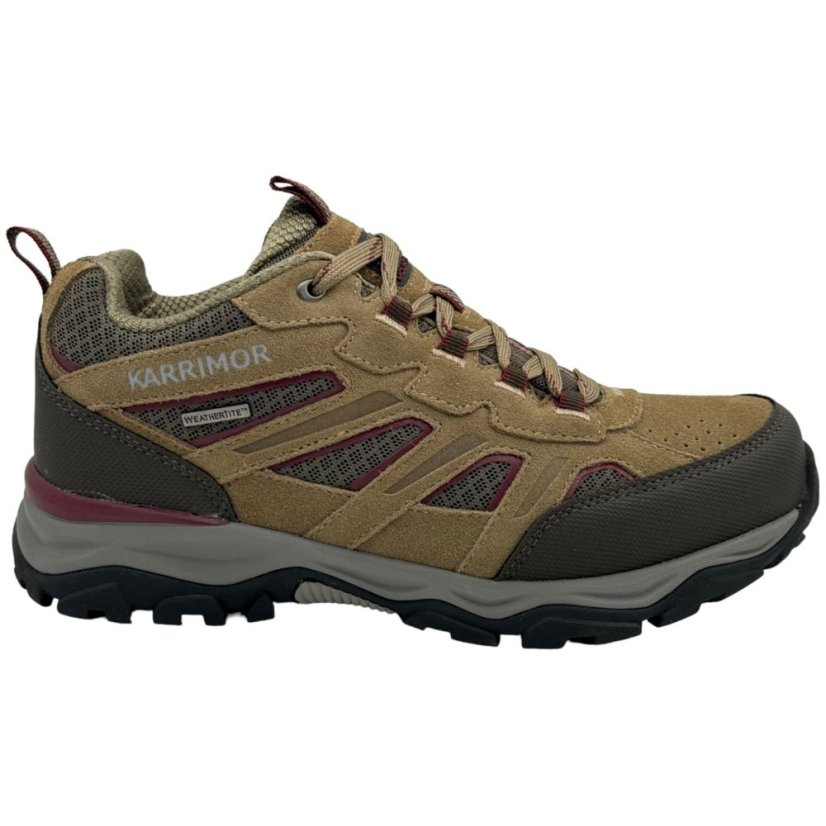 Karrimor Mount Low Ladies Waterproof Walking Shoes Brown