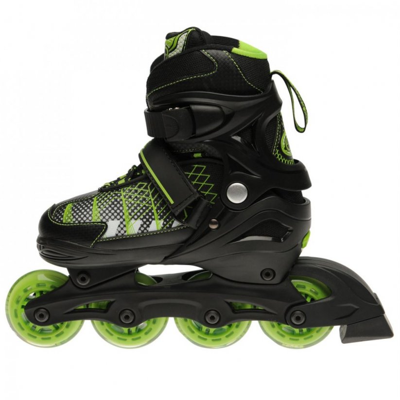 No Fear Edge Junior Skates Black/Green