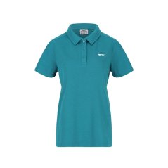 Slazenger Pique Polo Womens Teal