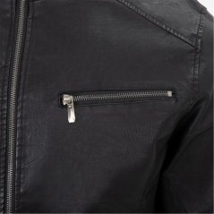 Firetrap Wash Bomber Mens Black