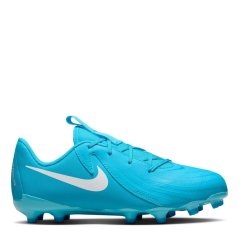 Nike Phantom GX II Academy Junior Firm Ground Football Boots Blue/Baltic