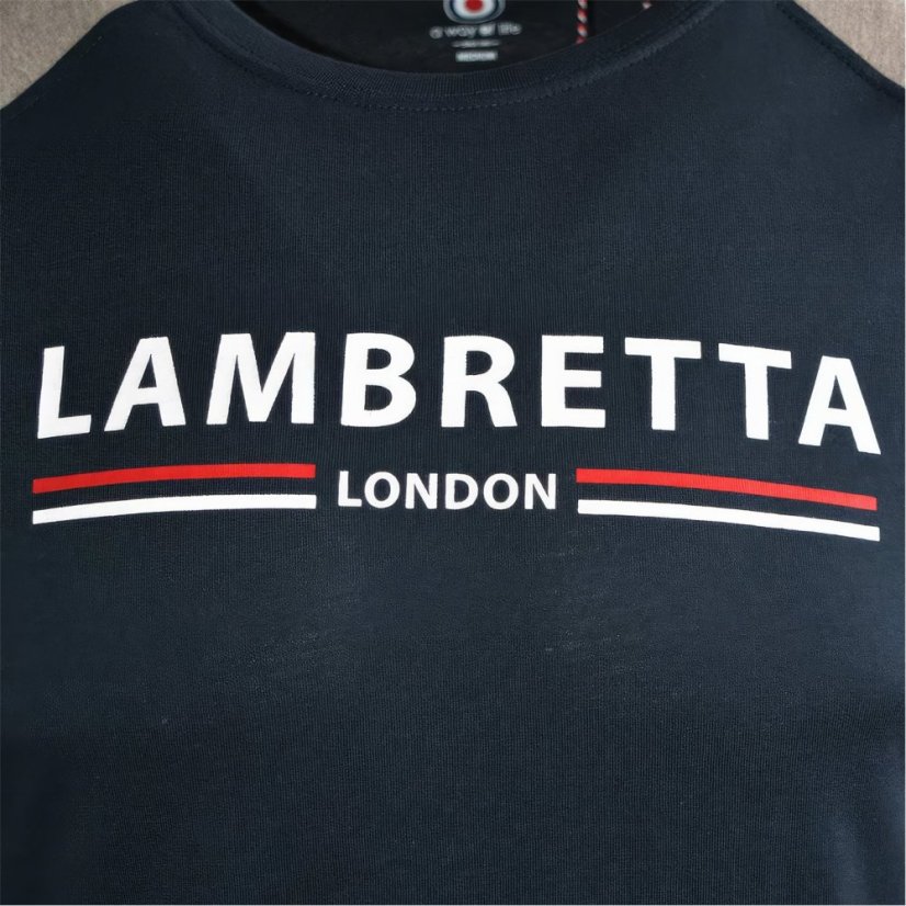 Lambretta Loungewear Set Navy/Charcoal