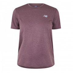 New Balance Athletic Short Sleeve Running T-Shirt Mauve