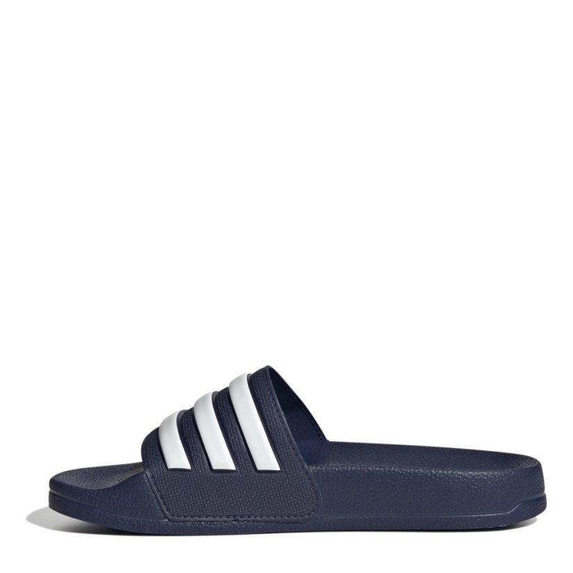 adidas Adilette Shower Slides Junior Dark Blue/Wht