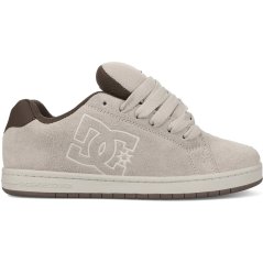 DC Men's Gaveler Low Skate Shoes Taupe/White