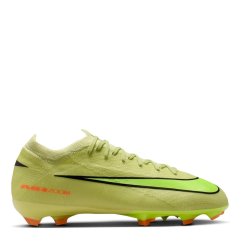 Nike Mercurial Vapor 16 Pro Juniors Firm Ground Football Boots Volt/Crimson