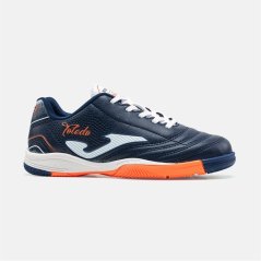 Joma Kids' Toledo Lace Up Indoor Football Boots Navy Blue