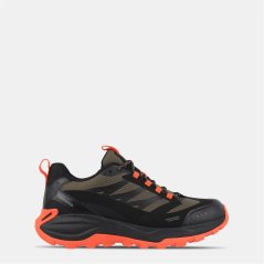Karrimor Milford Waterproof Hiking Shoes Mens Khaki/Orange