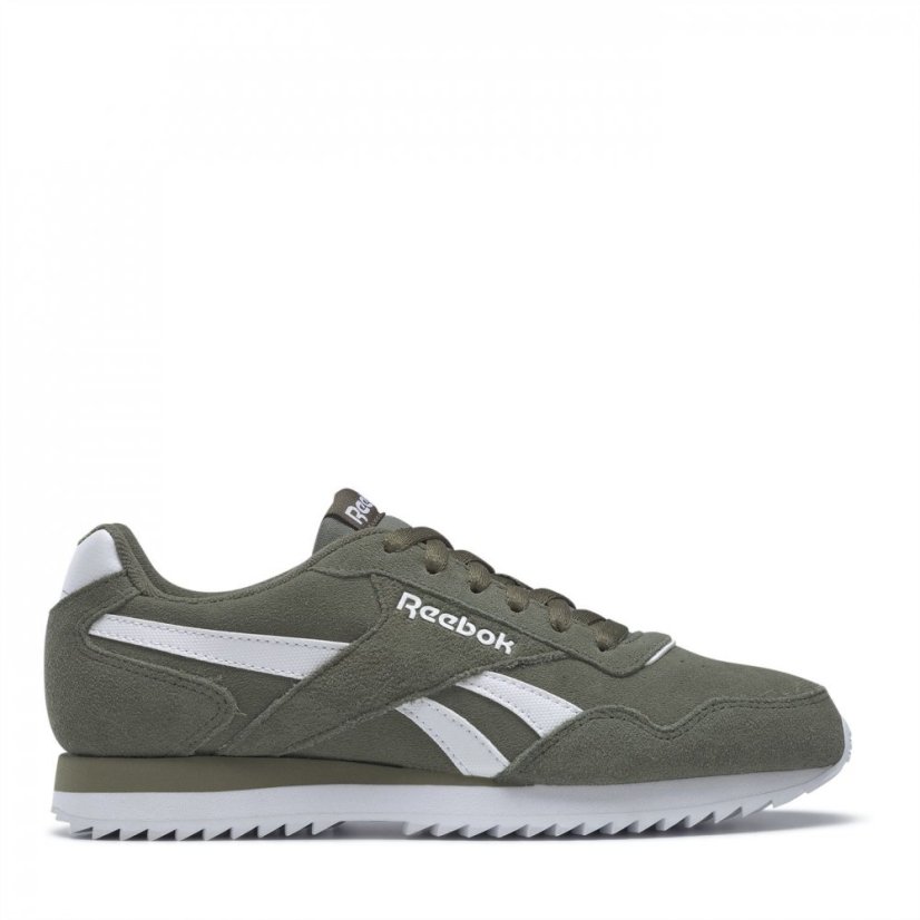 Reebok Royal Glide Ripple Mens Shoes HunterGreen/Wht