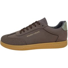 Original Penguin Men's Salsa Court Trainers Choc Mix