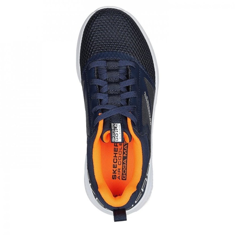 Skechers Go Run Elevate - Cipher Low-Top Trainers Boys Navy/Orange