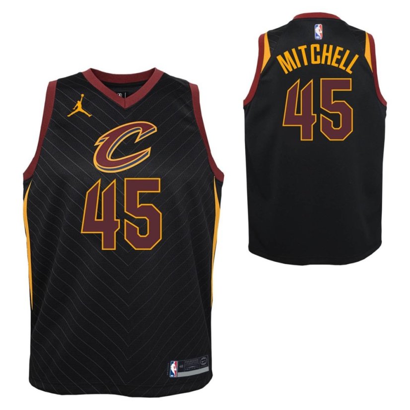 Nike Cleveland Cavaliers Mitchell #45 Jersey Black