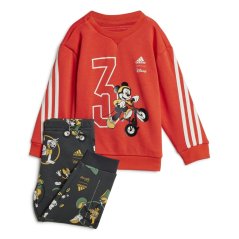 adidas Mickey Mouse Sweatshirt and Jogger Set Babies Red/White