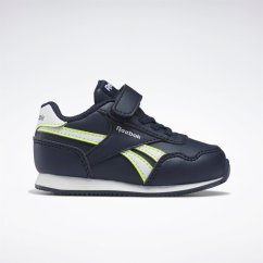 Reebok Royal Classic Jog 3 Shoes Low-Top Trainers Unisex Kids Vector Navy/Ftw