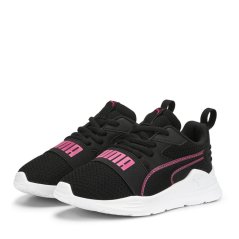 Puma Kids' Wired Run Pure PS EVA Midsole Runners Black/Pink