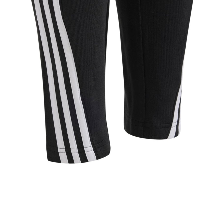 adidas Future Icons 3-Stripes Ankle-Length Tracksuit Bottoms Black/White