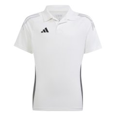 adidas Unisex Kids' Tiro24 Performance Polo Shirt White