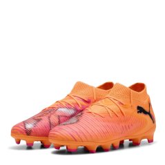 Puma Future 8 Pro Junior Artificial Ground Football Boots Orange/Black