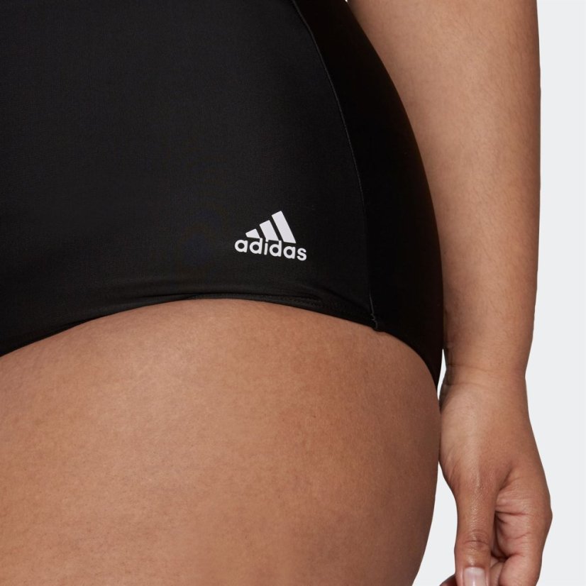 adidas Tankini Bottoms (Plus Size) Womens Black / White