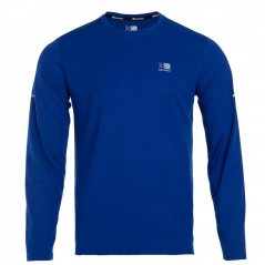 Karrimor Long Sleeve Run T Shirt Mens Blue